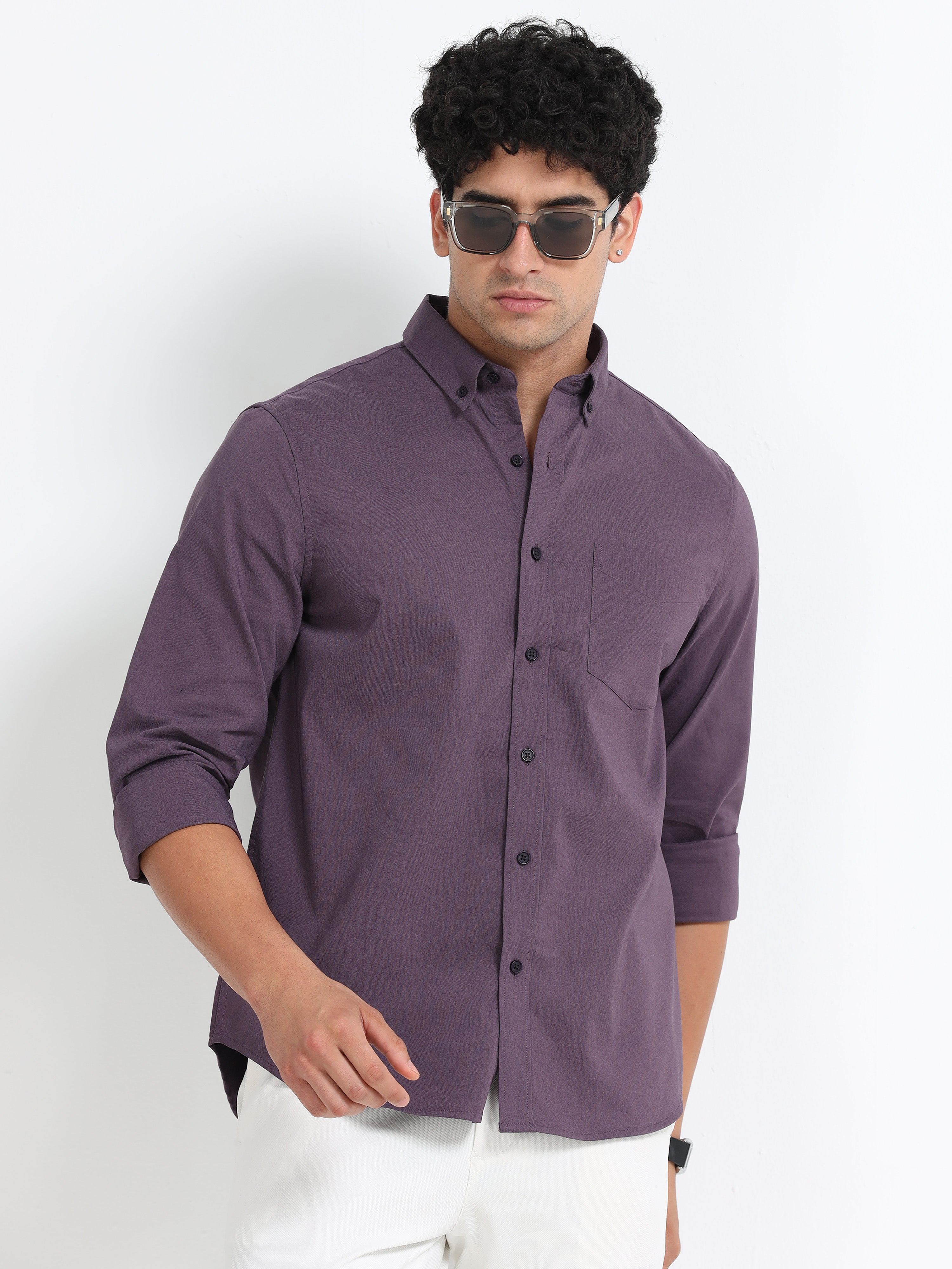 Poly Oxfort Plain shirt