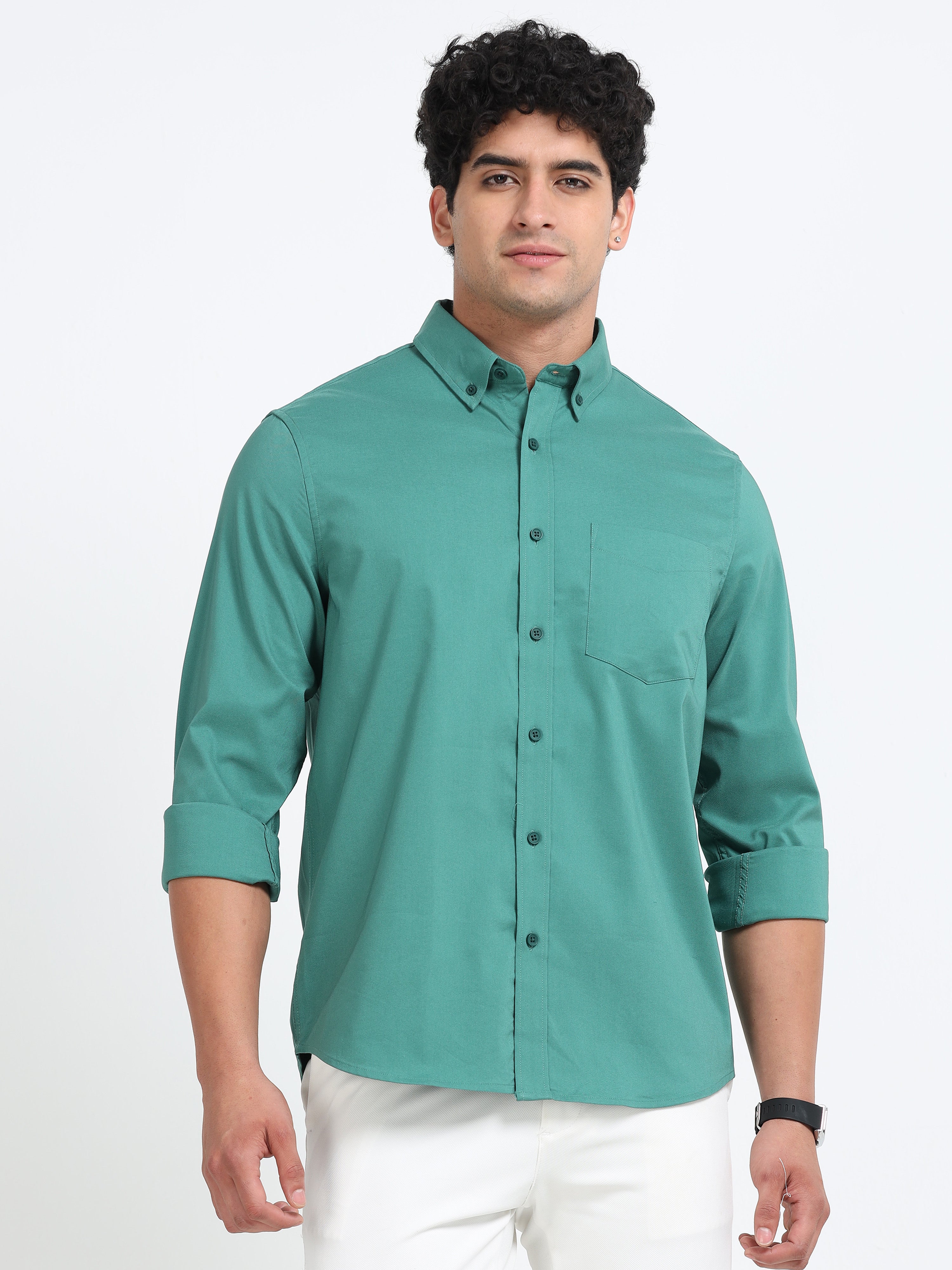 Poly Oxfort Plain shirt