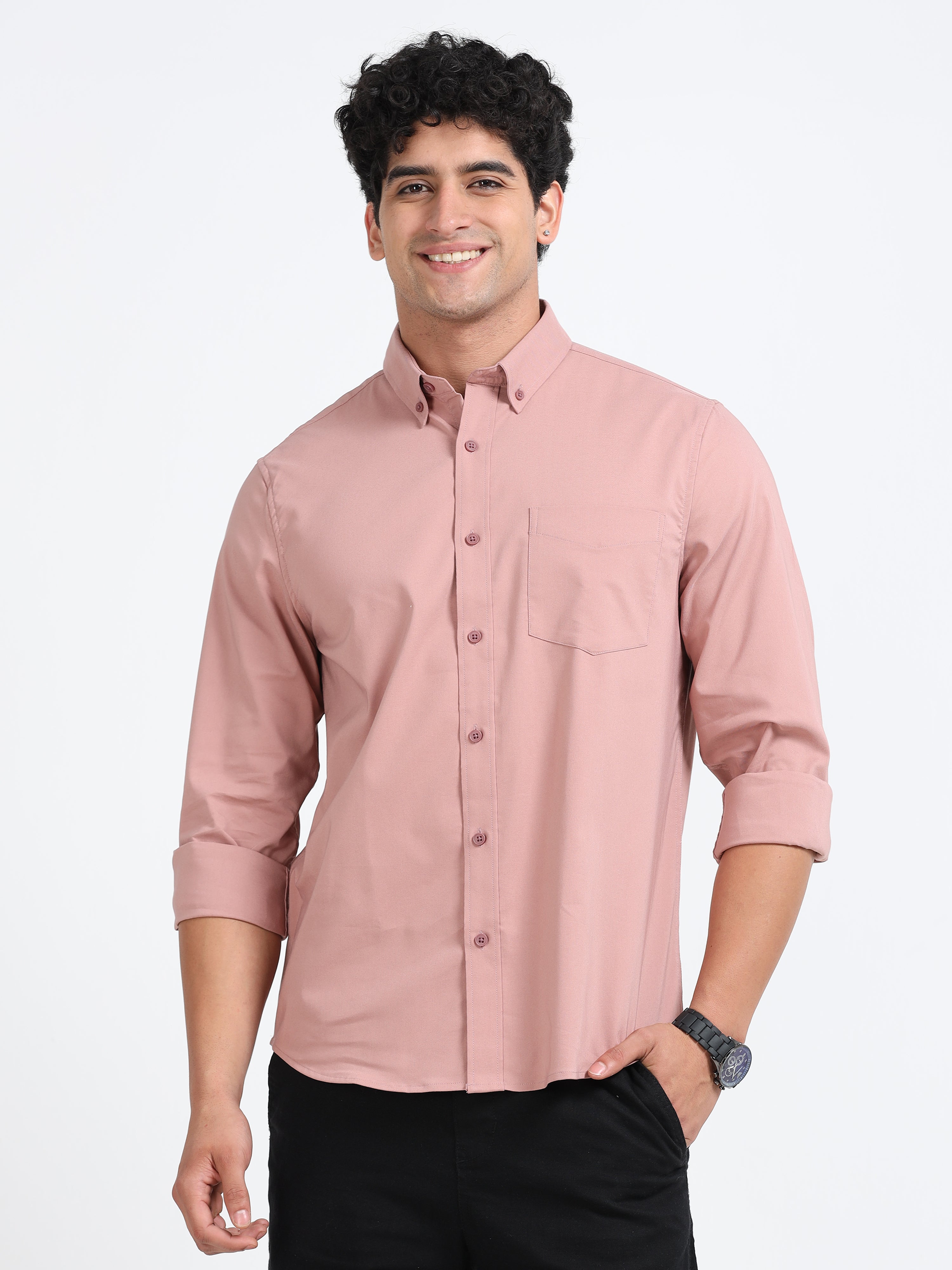 Poly Oxfort Plain shirt