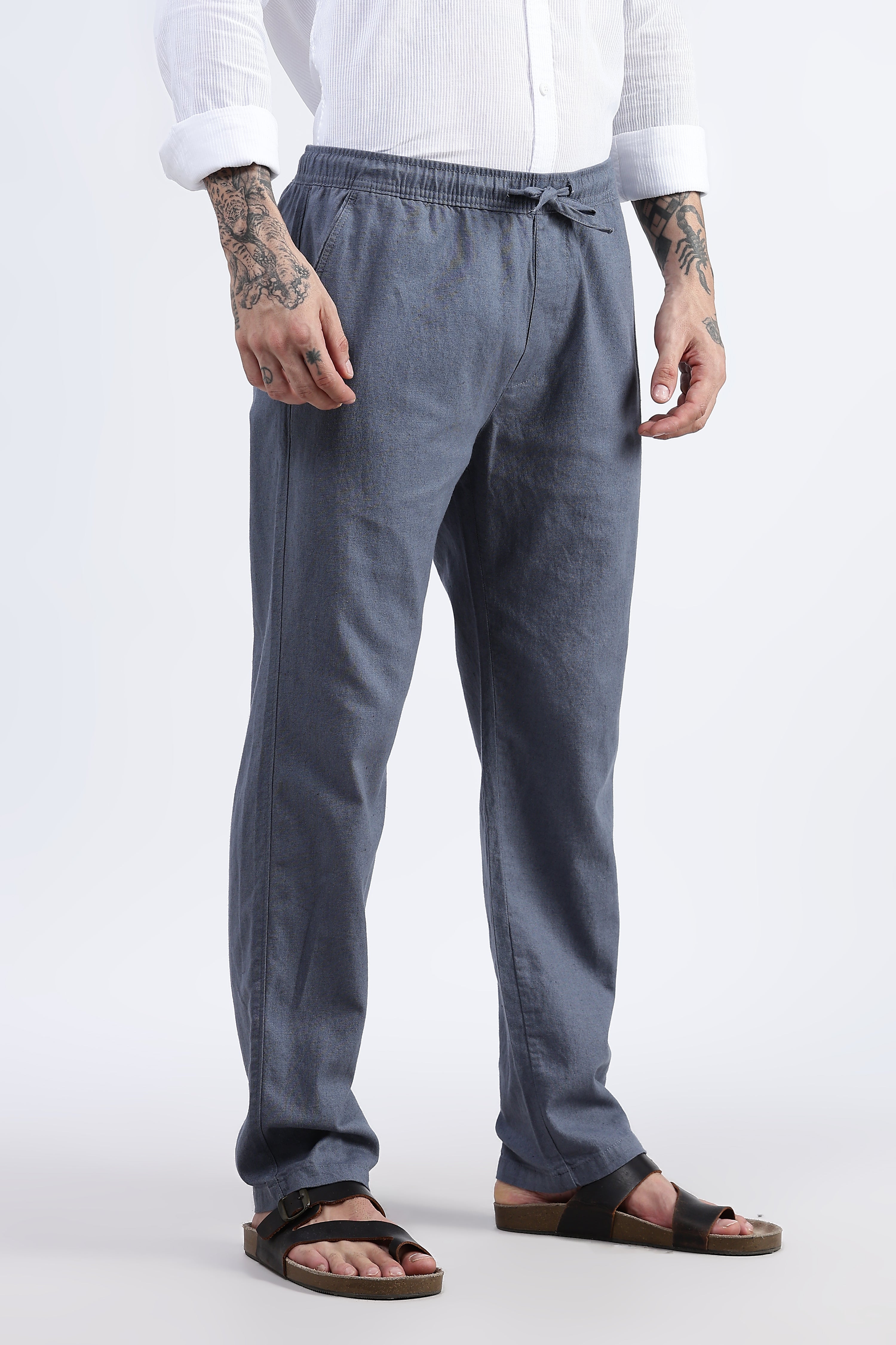 Casual linen trousers