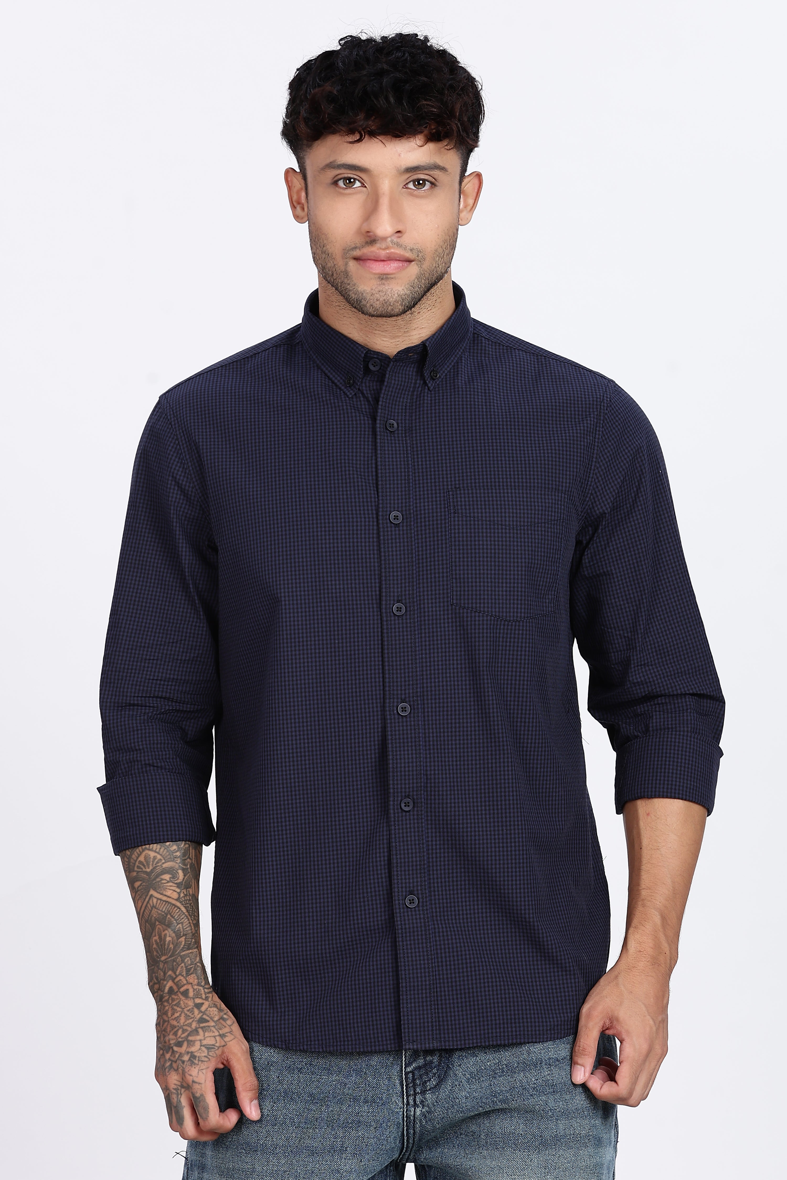 Micro Check Shirt