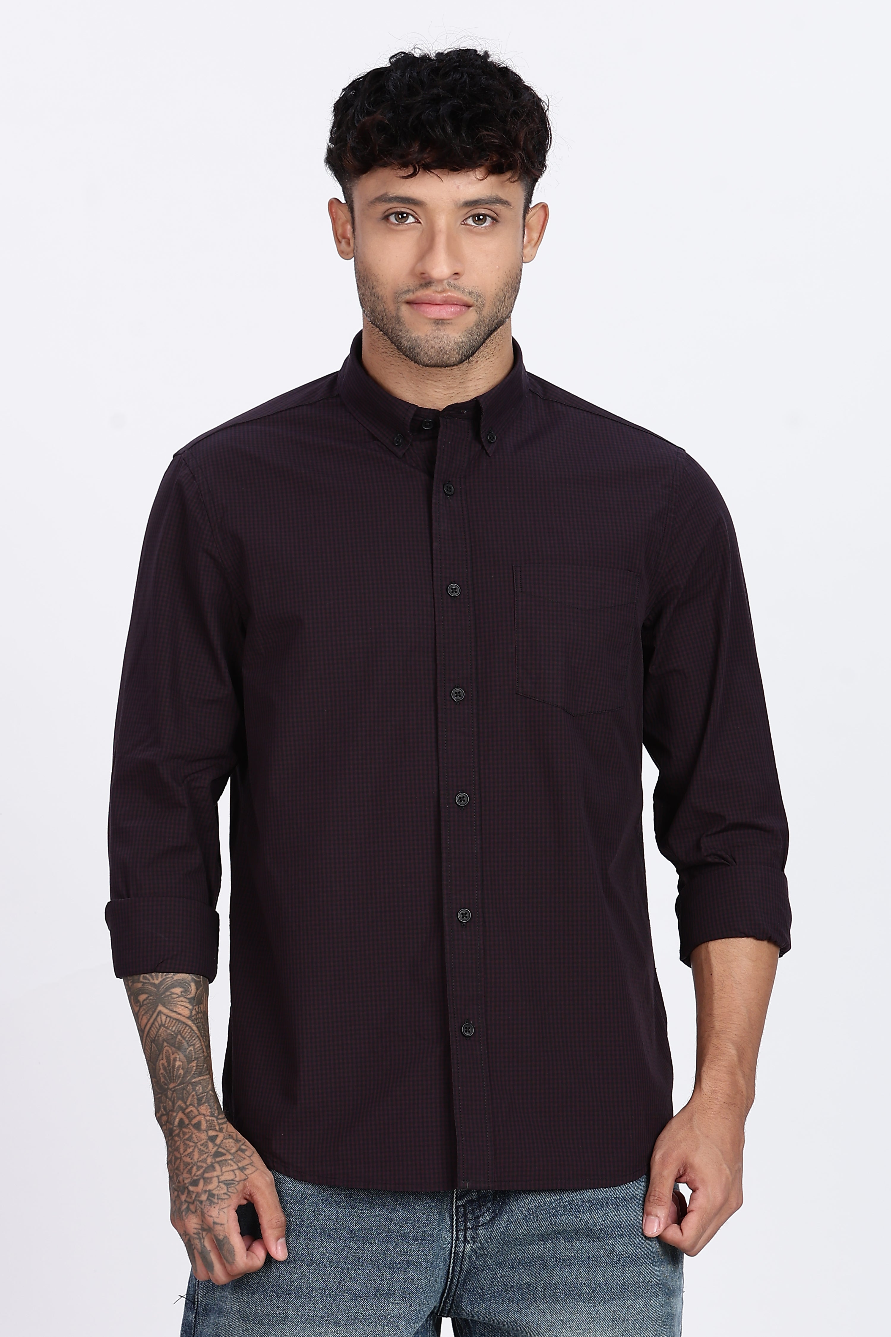 Micro Check Shirt