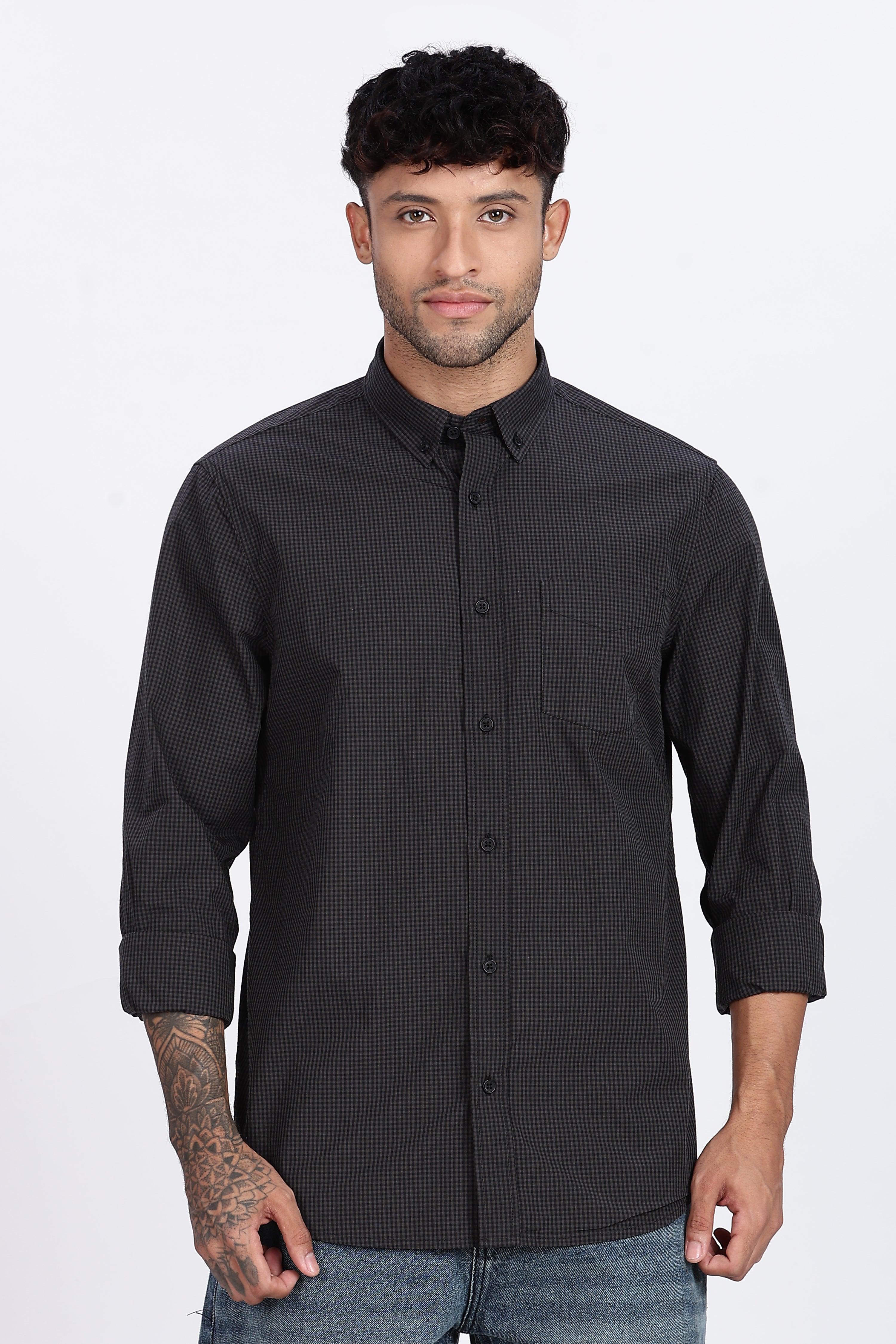 Micro Check Shirt