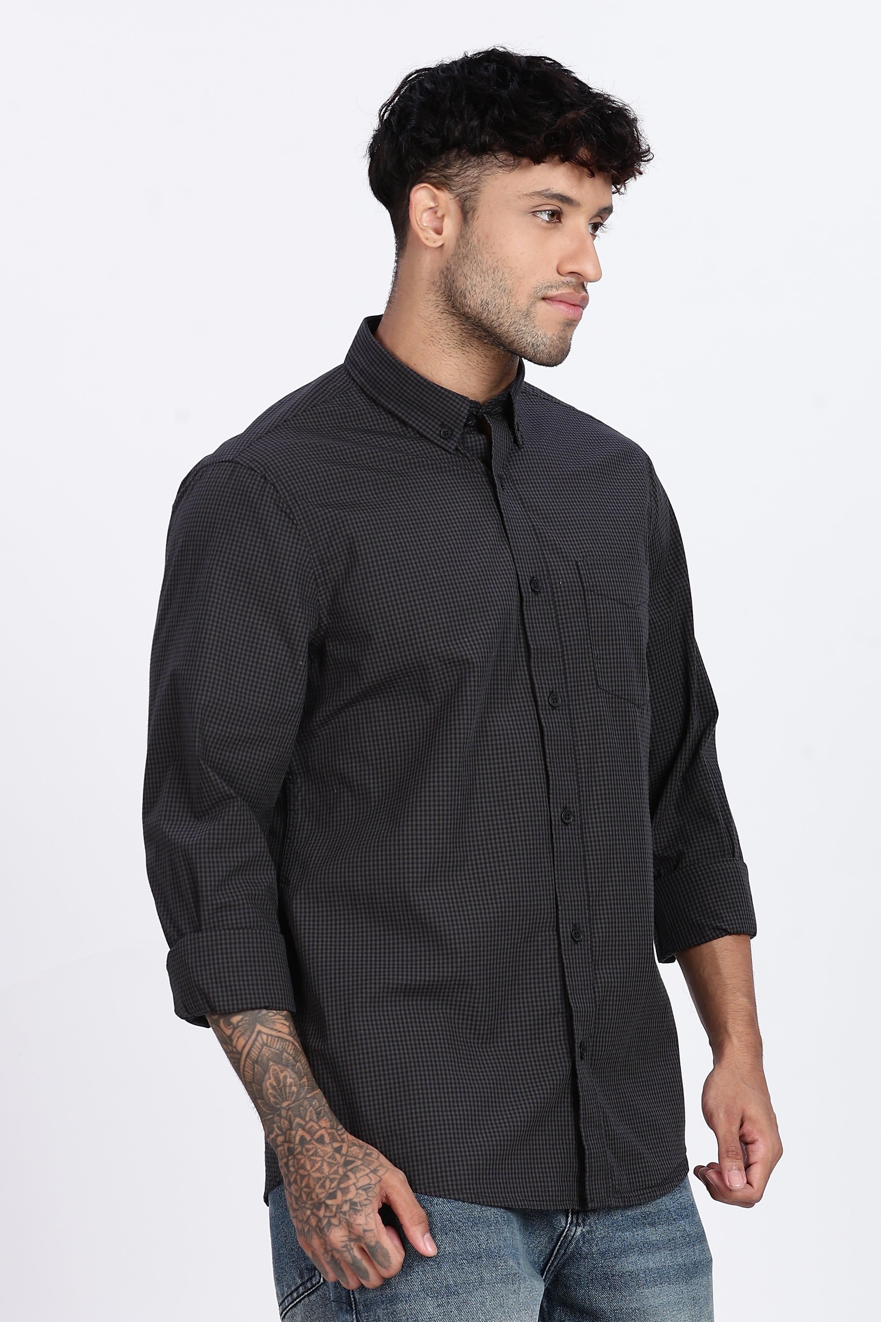 Micro Check Shirt