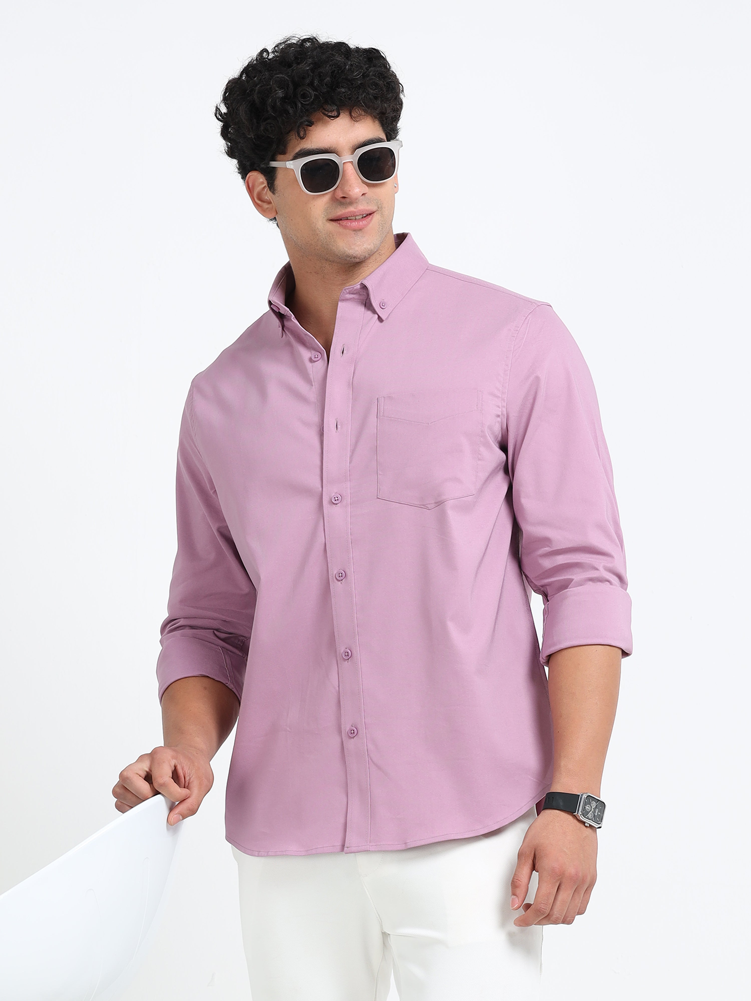 Poly Oxfort Plain shirt