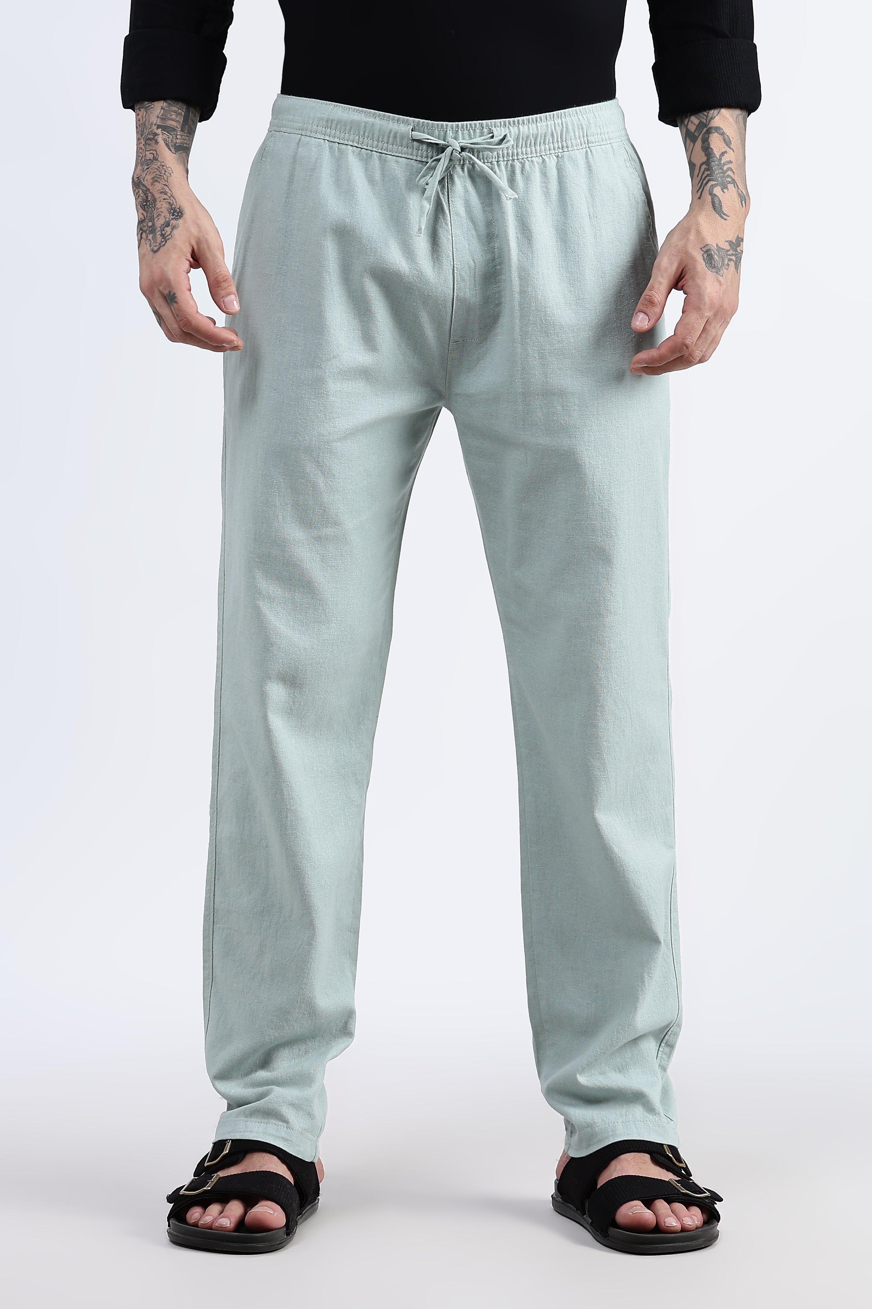 Casual linen trousers