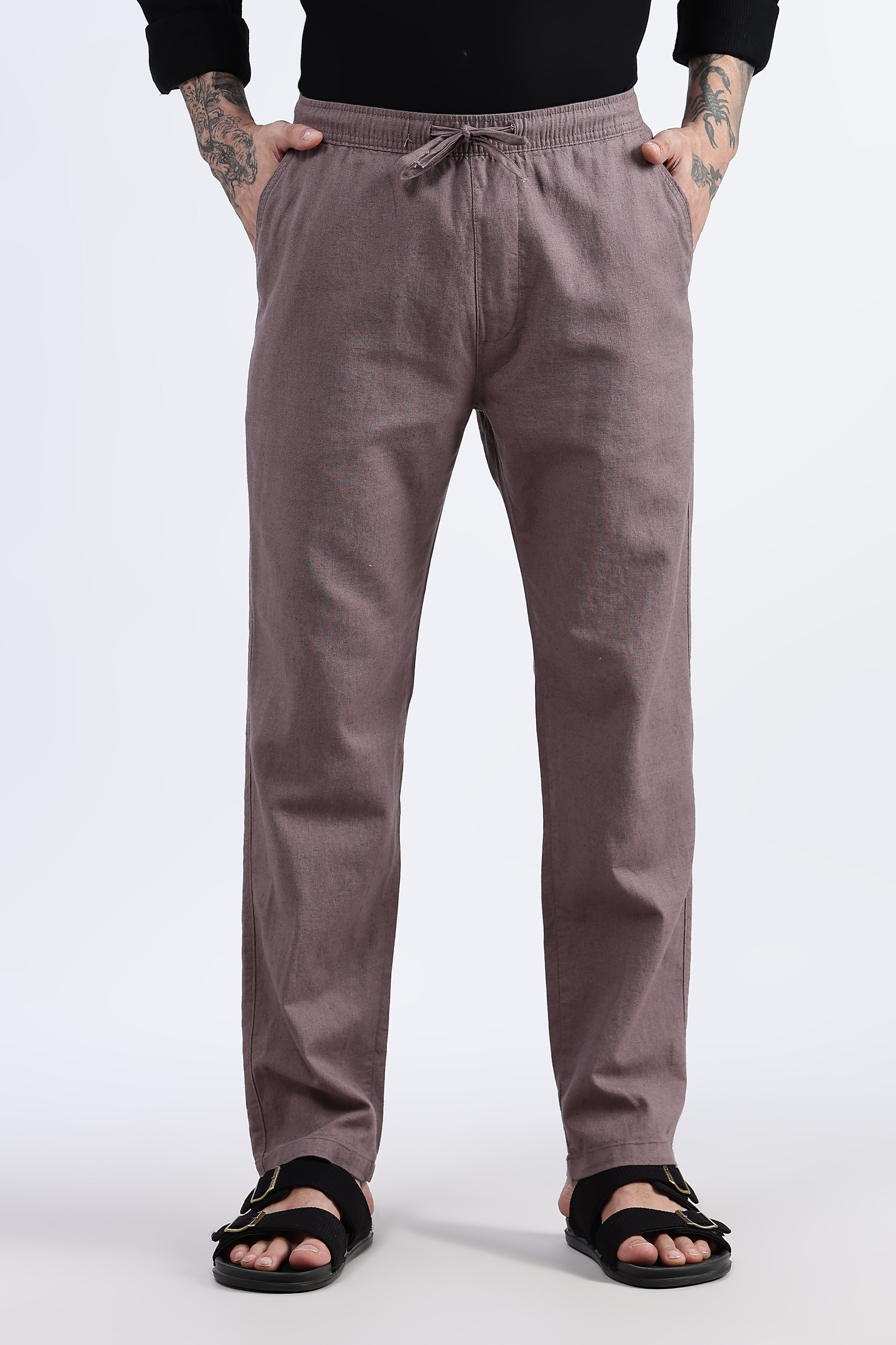 Casual linen trousers