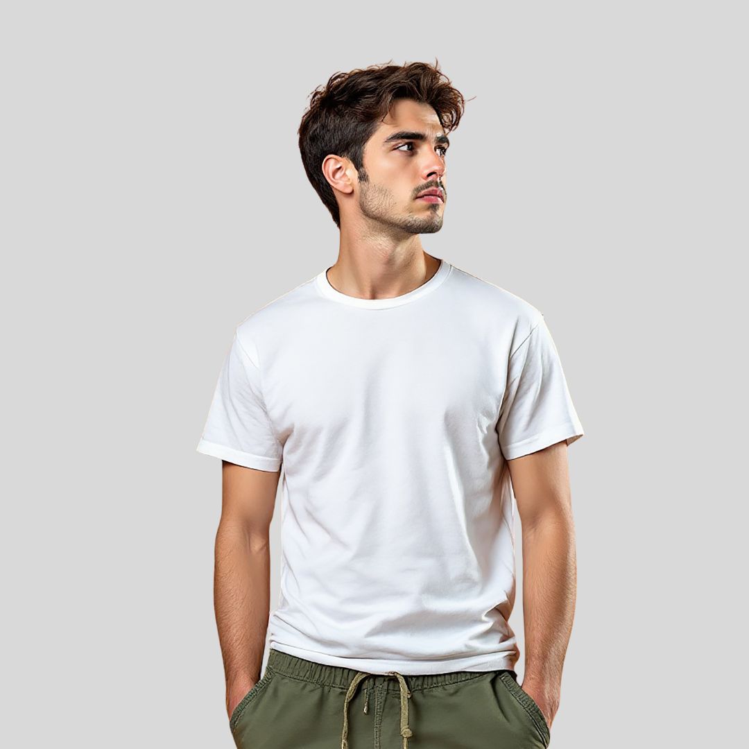 Jockey 2714 Men's Super Combed Cotton Rich Solid Round Neck Regular Fit Half Sleeve T-Shirt