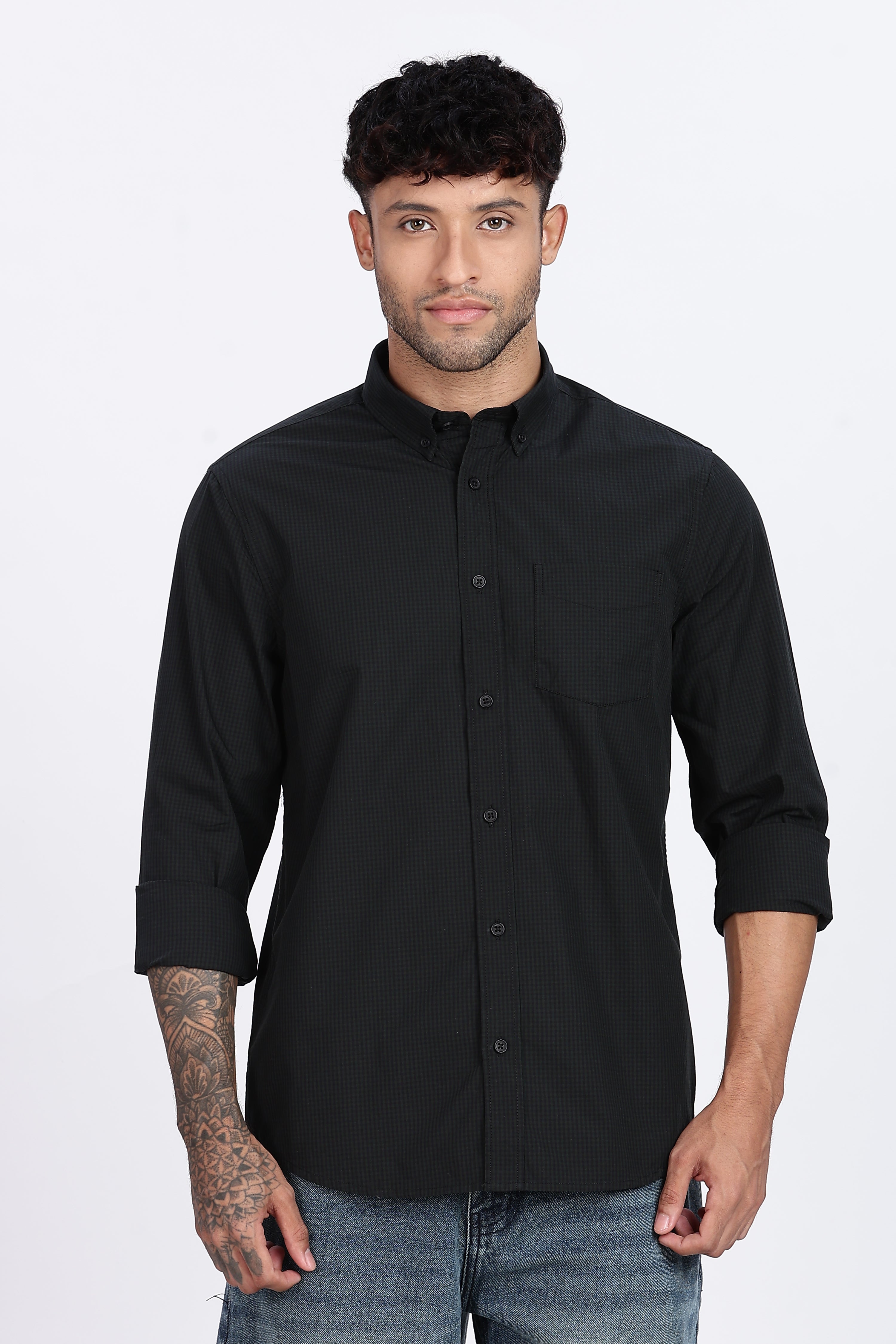 Micro Check Shirt